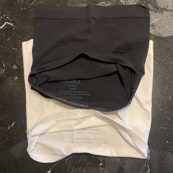 Excellent condition: 3 pair maternity shorts shapewear & 2 belly bands - Picture 3 of 3